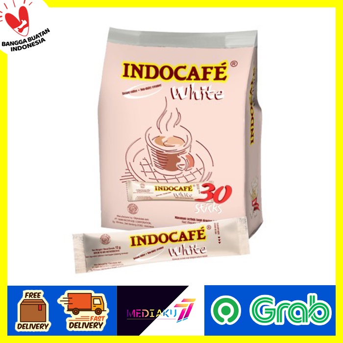 

Indocafe White Coffee Tanpa Gula 1 Pack (30 pcs / Stick) Dengan Krimer