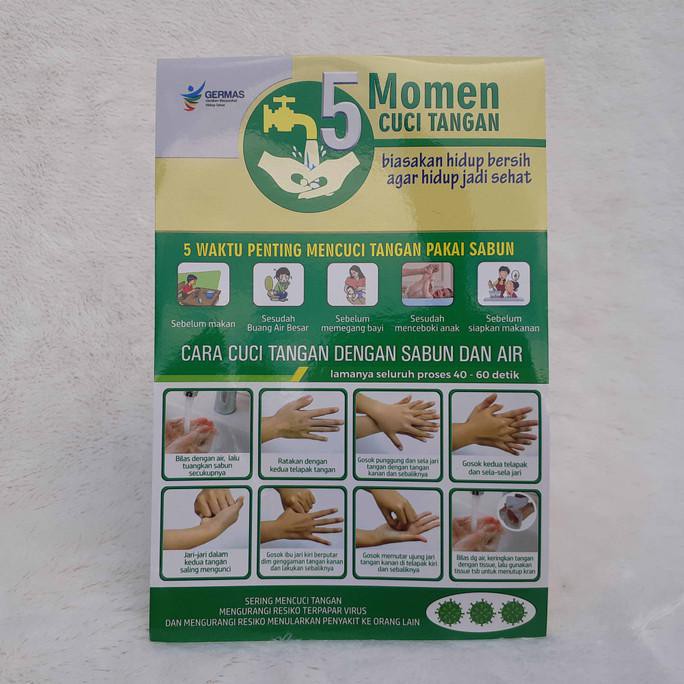 

Stiker 5 Momen Cuci Tangan versi Umum TERLENGKAP