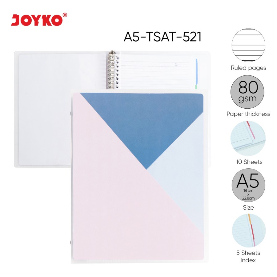 Ring File Binder Note / Buku Binder Joyko A5-TSAT-521