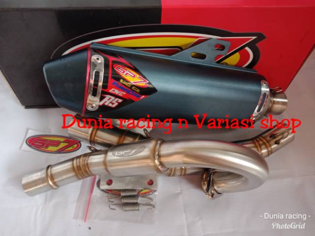 Knalpot GP7 CNC RS KLX 150 DTracker 150 asli dan original