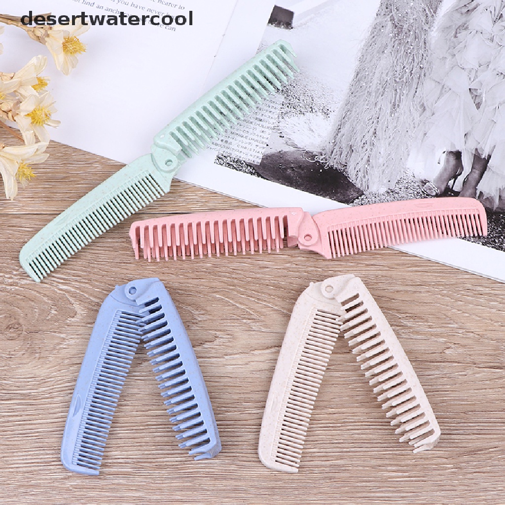 Deid 1pc Sisir Rambut Lipat Anti Statis Portable Untuk Travel