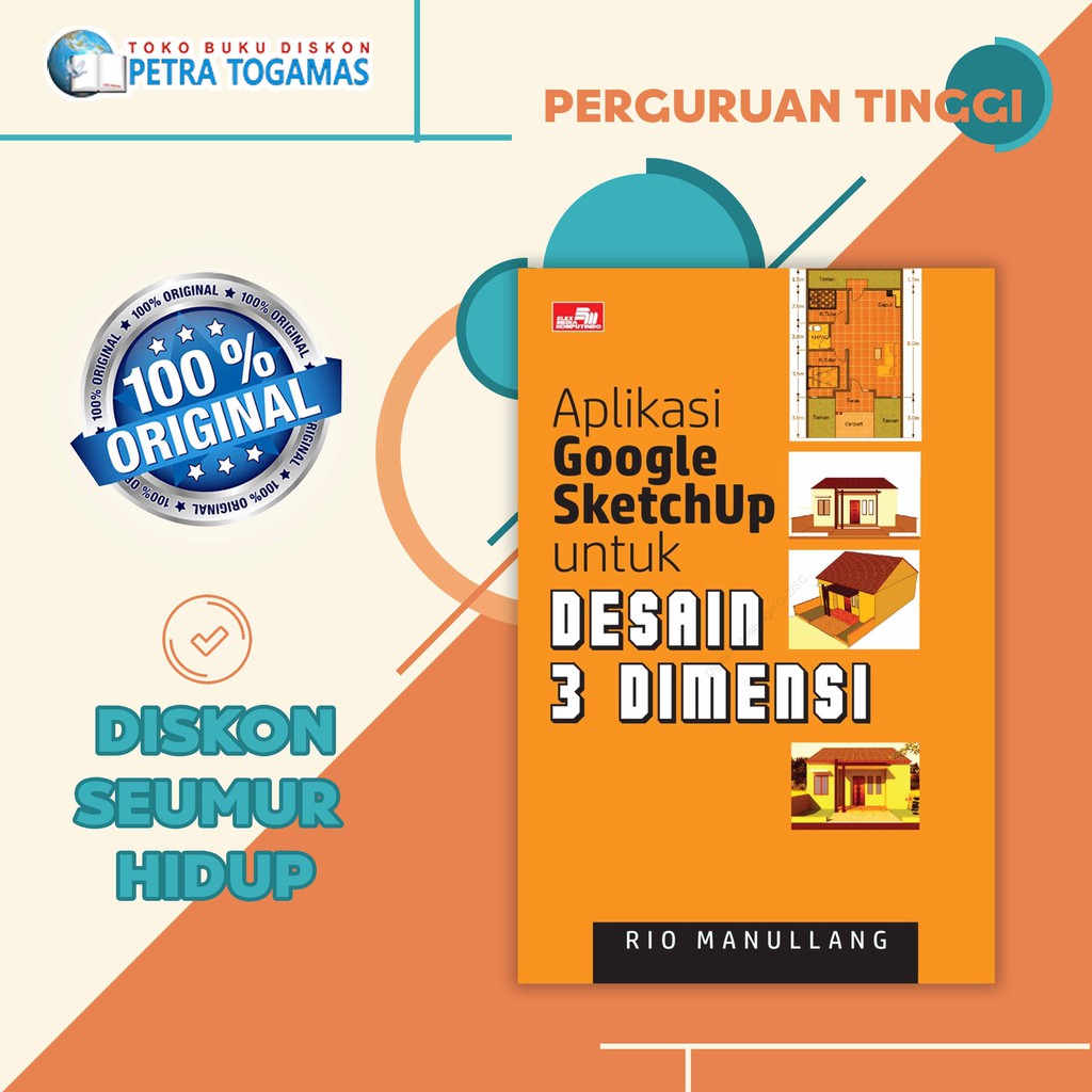 Aplikasi Google Sketchup Untuk Desain 3 Dimensi Shopee Indonesia