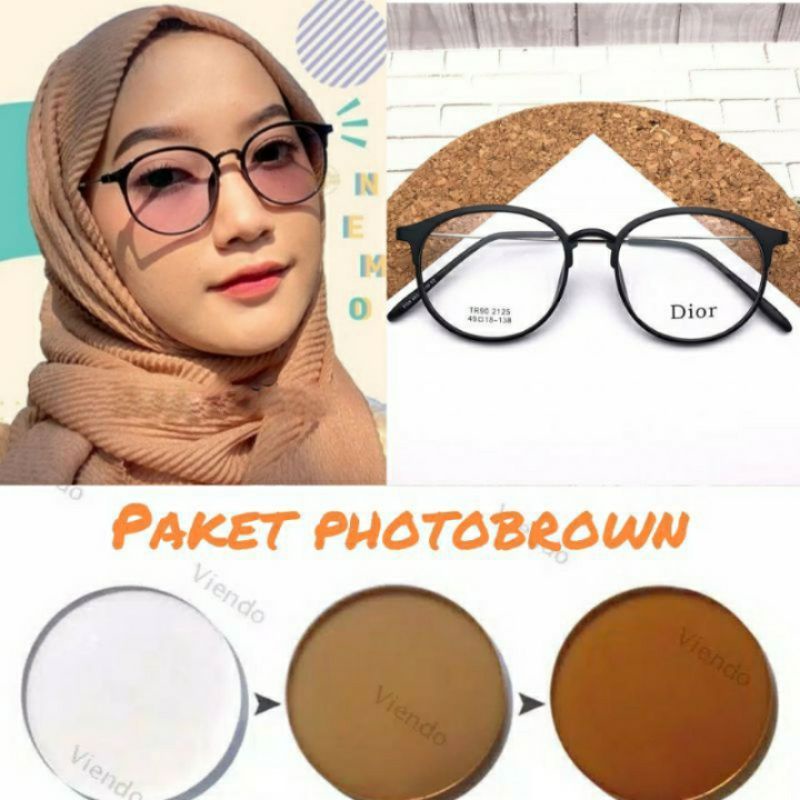kacamata photobrown | kacamata 2125 anti radiasi