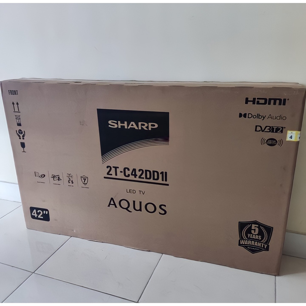 SHARP LED Digital TV 42 Inch Full HD DVB-T2 LED TV 2T-C42DD1I C42DD1I