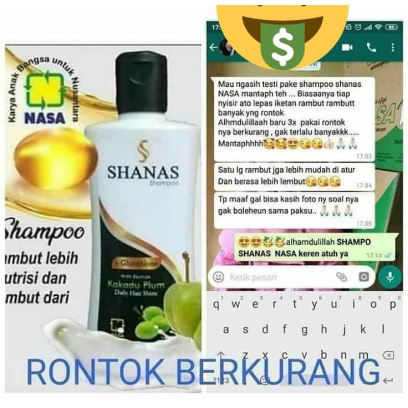 Shampoo Shanas Anti-Rontok Anti-Ketombe Anti-Kutu