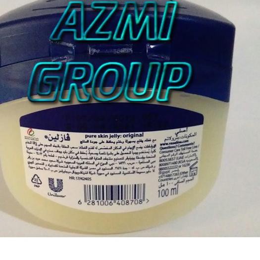 ➴ Promo vaseline Pure Skin Jelly 50 ml Arab Saudi Petroleum Vaseline Original Asli  ←