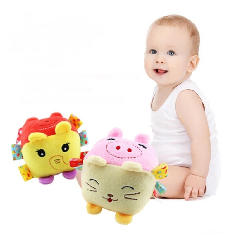 soft cube baby toy