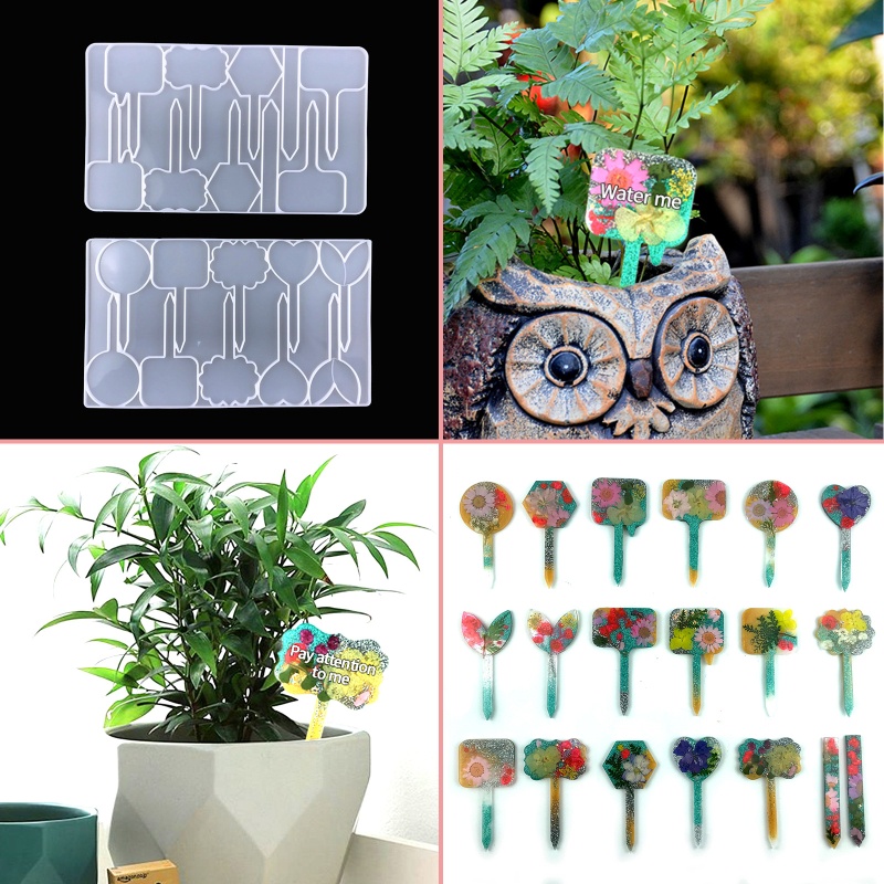 SIY 2 Pieces Plant Tag Dies T-shaped Garden Stake Plant Tag Die Suitable for  Gardens Herbs Flowers Garden Gifts