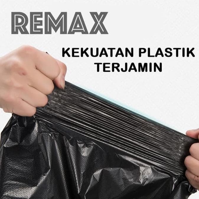 Remax Kantong Sampah HITAM Ukuran Besar - Best Quality Trash Bag