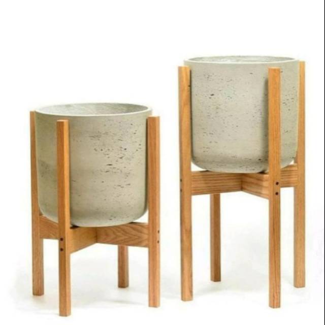 STANDING POT / TATAKAN POT KAYU