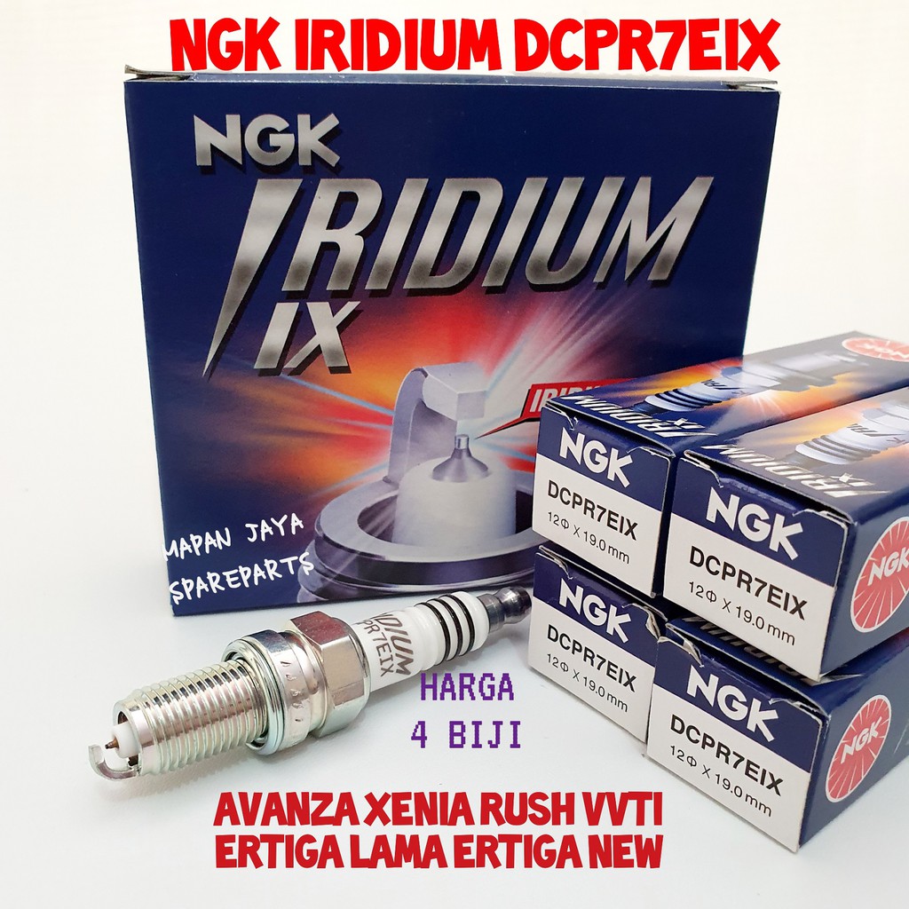 BUSI IRIDIUM NGK AVANZA XENIA RUSH VVTI SPLASH ERTIGA DCPR7EIX ASLI