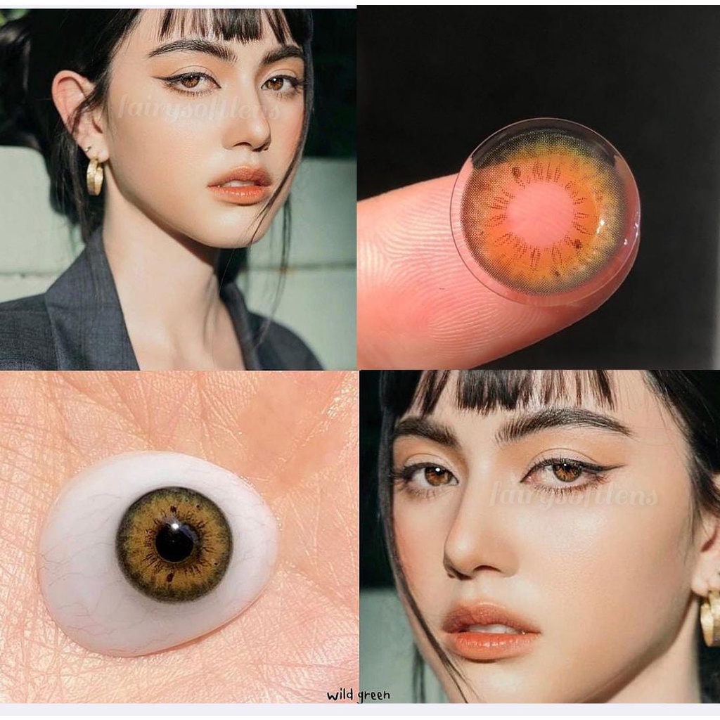 PREMIUM KOREAN LENS - PEACHLENS WILD GREEN