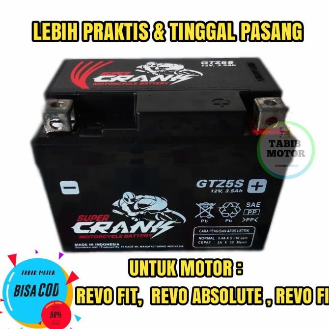 Aki Kering Honda Revo Fit Gtz5S Accu Kering Mf Aki Revo Aki Motor