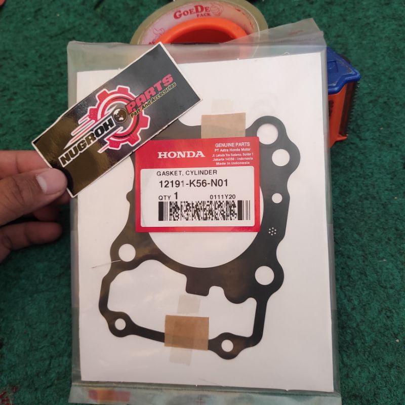 Gasket Cylinder Sonic 150R New CBR 150R K45G New CB150R K15G New CB150R K15M Supra GTR 150