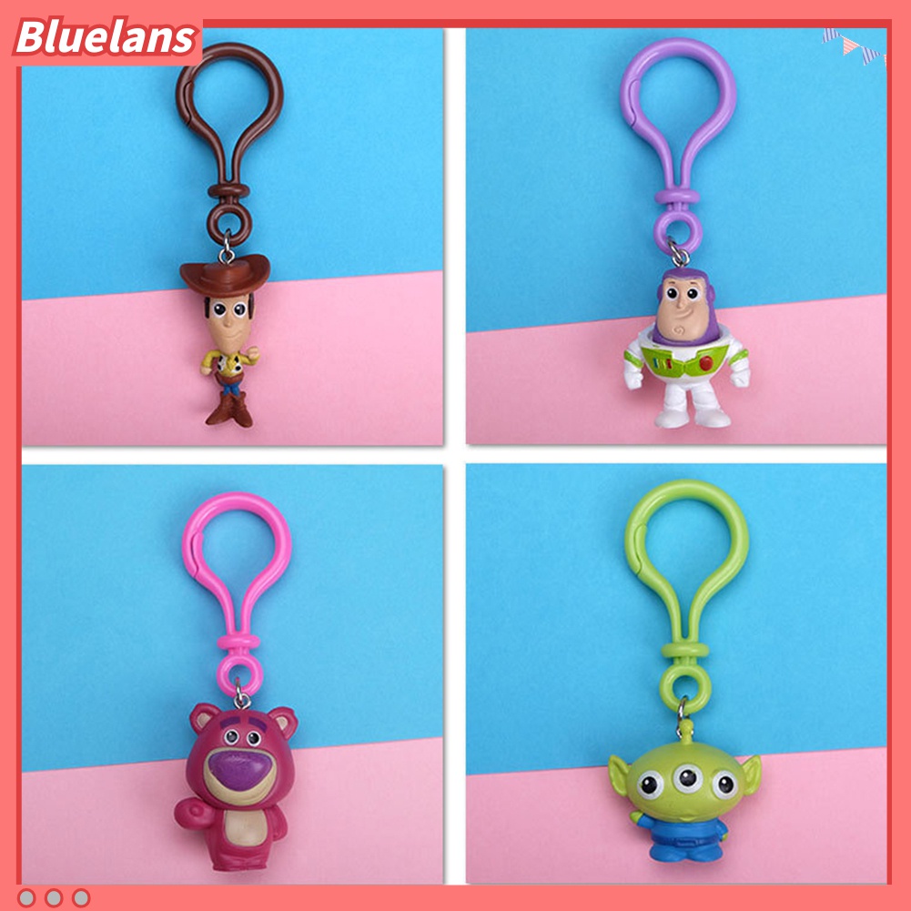 Gantungan Kunci Desain Kartun Buzz Lightyear Bahan Kayu Untuk Hadiah