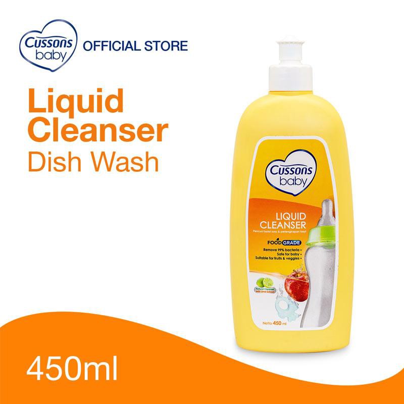 CUSSONS BABY BOTTLE NIPPLE CLEANSER 450ML