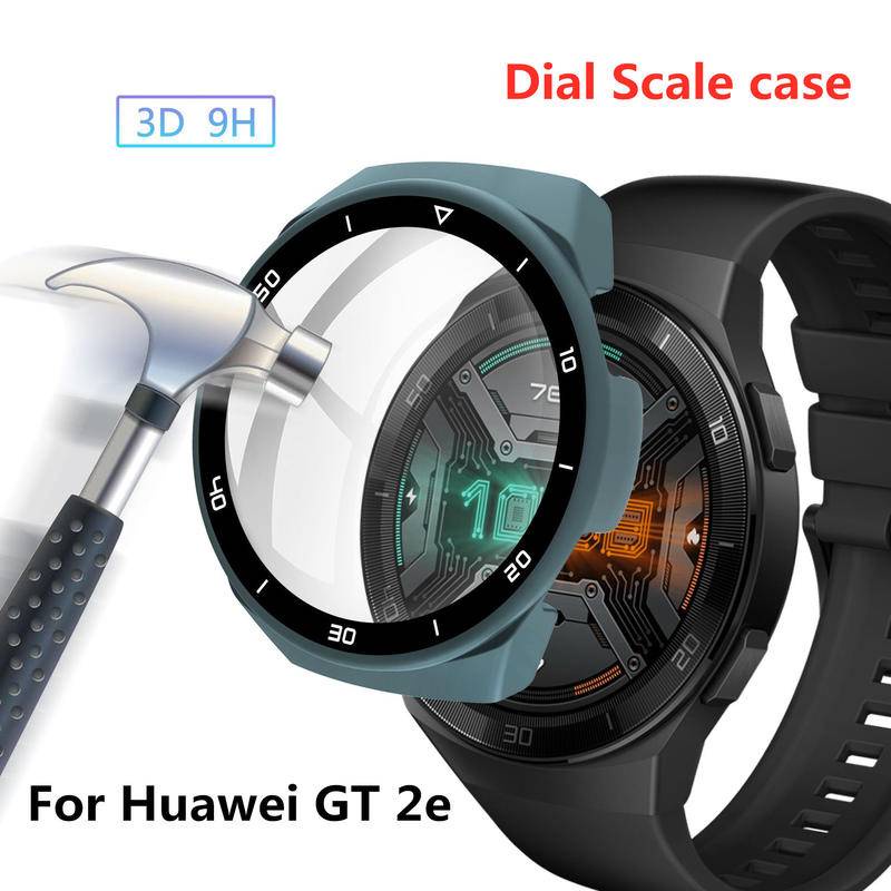 Dial Scale case for Huawei Watch GT 2 Pro GT2 Pro GT 2e 2 e 46mm / 42mm Protective case Tempered Glass case protective shellcase