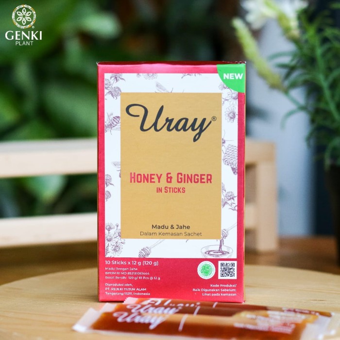 

Ge602Gt Uray Raw Honey & Ginger In Stick (Madu Hutan Uray Sachet) - 10 Sticks Ds5545101