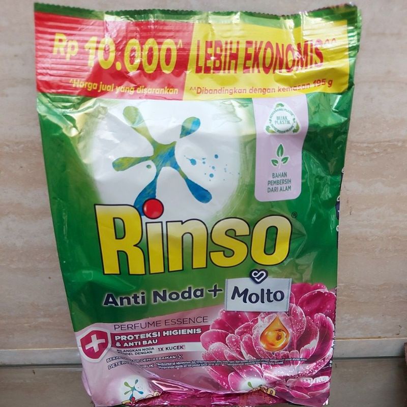 Rinso Molto Anti Noda 400gr 10.000an Detergen Bubuk