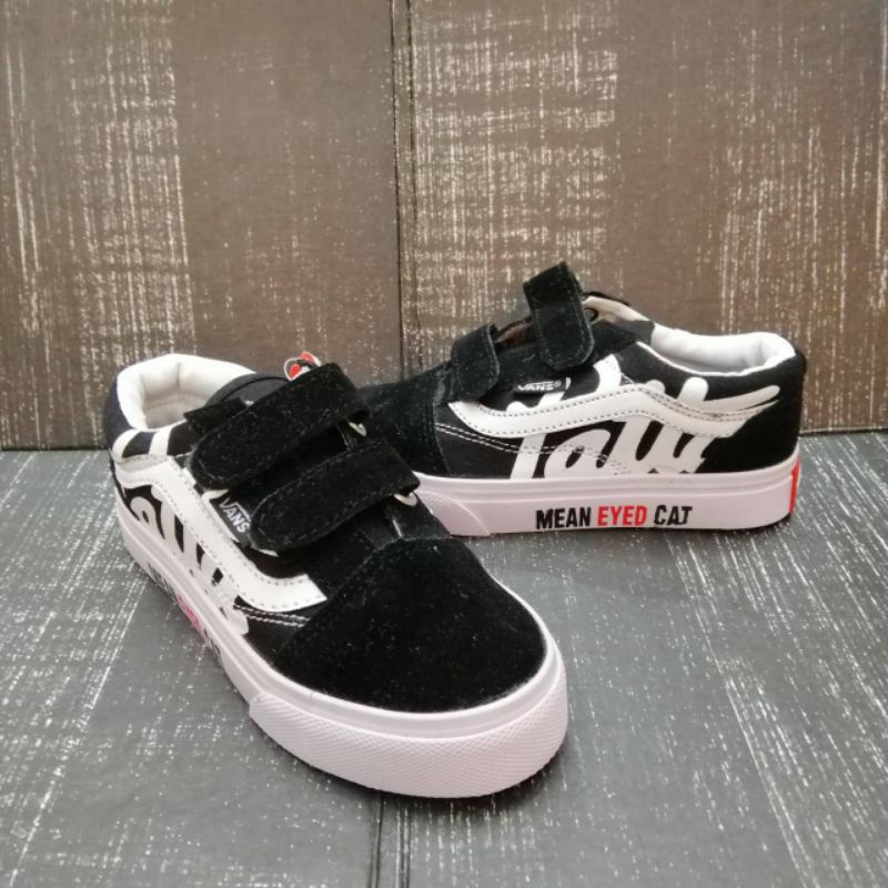 SEPATU VANS ANAK COWOK SEPATU VANS PATTA ANAK SEPATU ANAK LAKI LAKI HITAM SEKOLAH