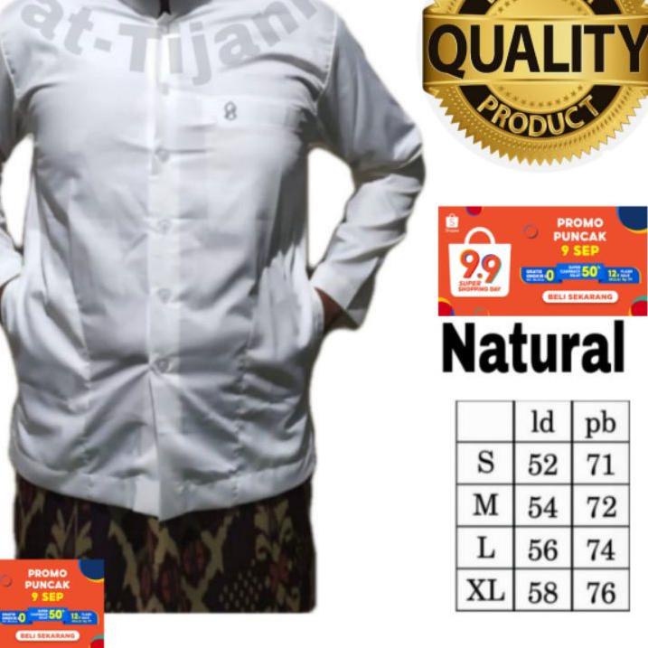 (SALE) baju muslim//koko terompah At tijani semi jass pria dewasa