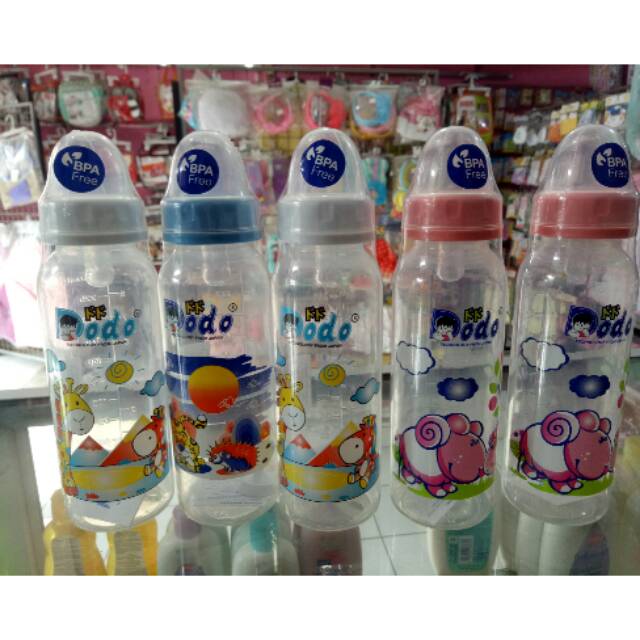 Botol Susu Bayi Dodo BPA free 240 Ml + Anti Sedak + Tutup Anti Tumpah