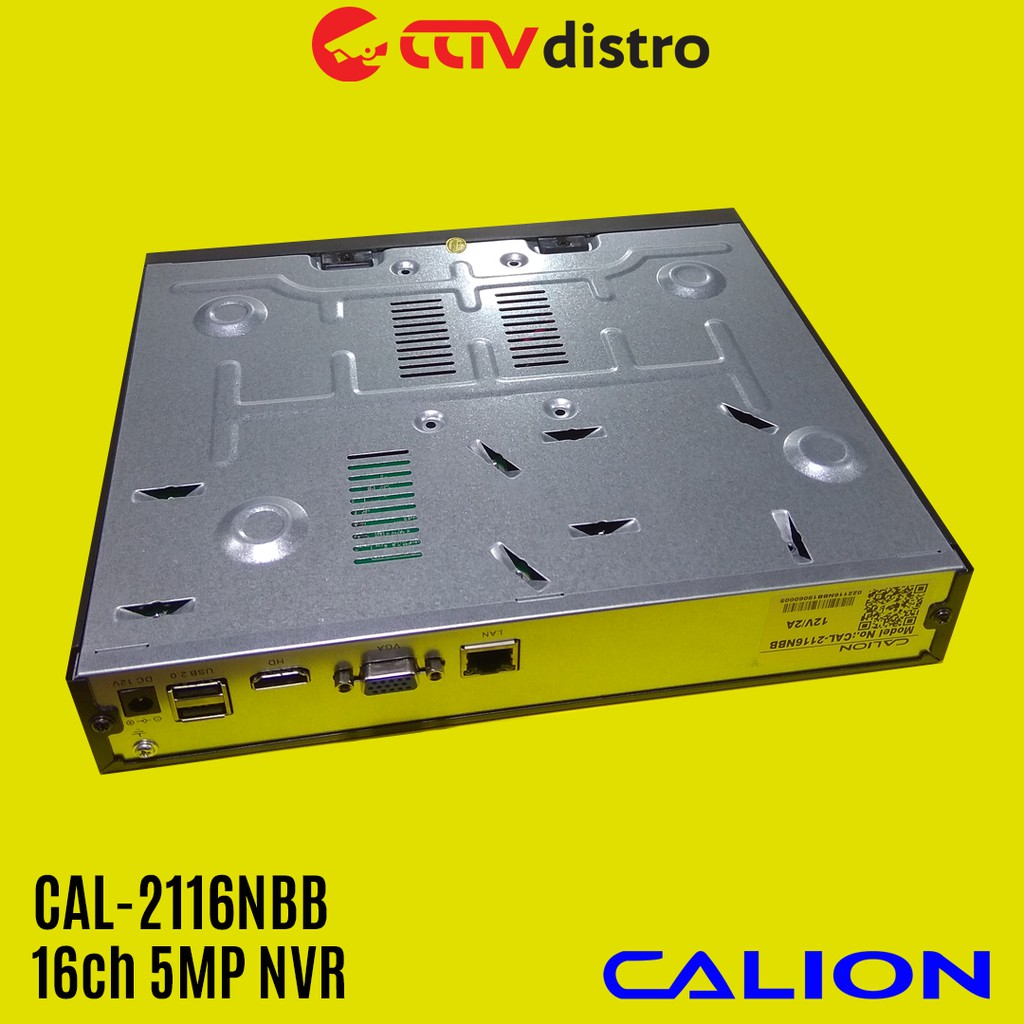 DVR NVR Khusus Untuk IP Camera | Support 4ch/8ch/16ch 2MP/5MP IP Camera | Calion CAL-2116NBB