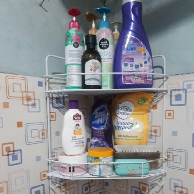 Rak Sudut Kamar Mandi 2 Susun