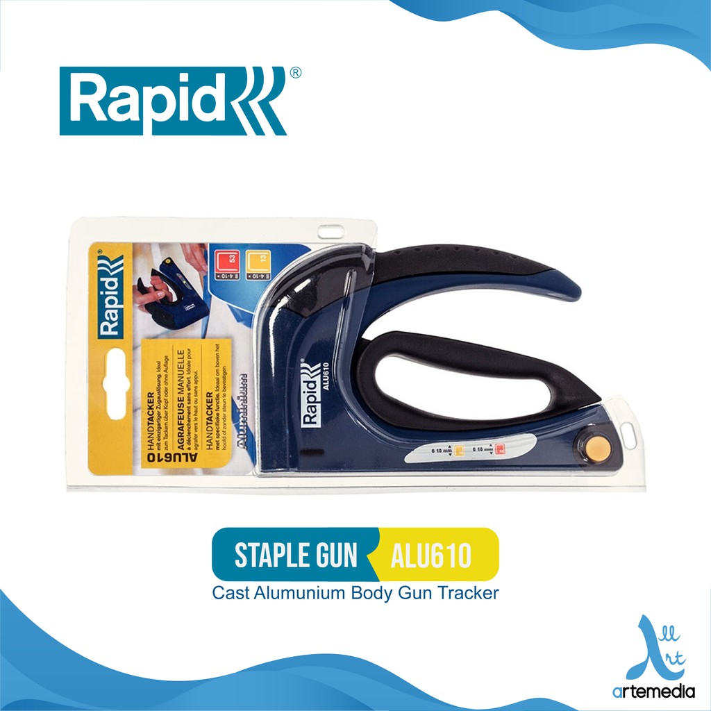 

Rapid Staple Gun ALU610 Cast Aluminium Body Gun Tracker