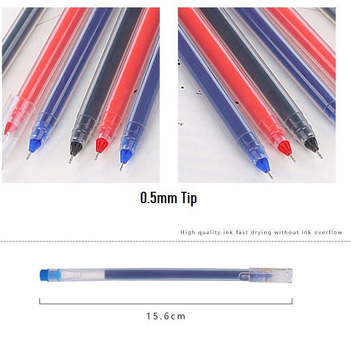 

NEW ⭐Bobastore⭐ R439 Pulpen Gel Cair 0.5mm Tip Jarum Neutral Pen Alat Tulis Kantor 877