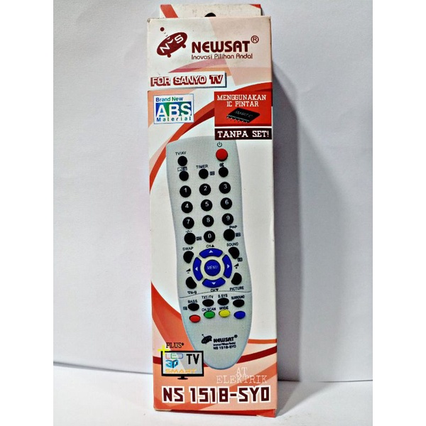 Remote SANYO NEWSAT TV Tabung ( NS 1518 SYO ) / REMOT TV SANYO