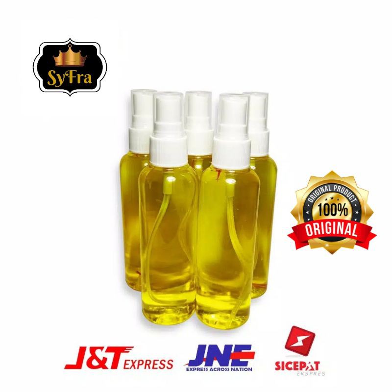 PAKET RESELLER Tanpa /Dengan  stiker 5 PCS Facemist saffron zamzam saffron facemist 100ml face spray