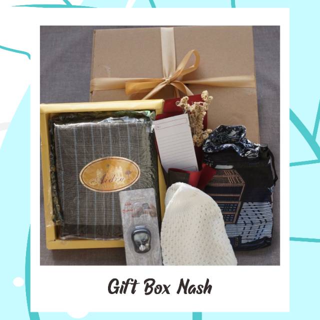 Kado Gift Box Nash Hampers Hadiah Custom Birthday Anniversary Wisuda Ulangtahun Cowok Shopee Indonesia