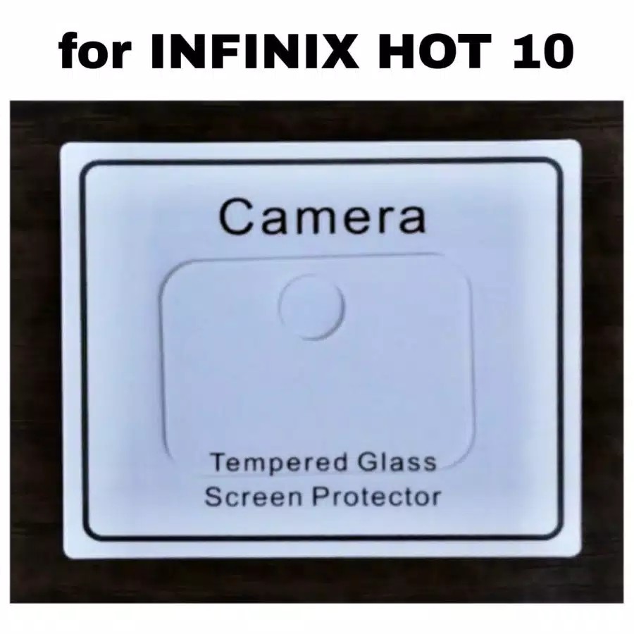 PROMO TEMPERED GLASS KAMERA INFINIX HOT 10 ANTI GORES KAMERA BELAKANG