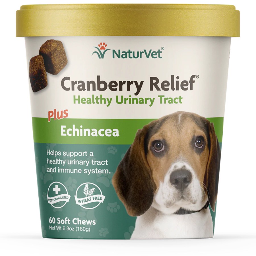 NaturVet Cranberry Relief - Dog Urinary Supplement Vitamin Anjing