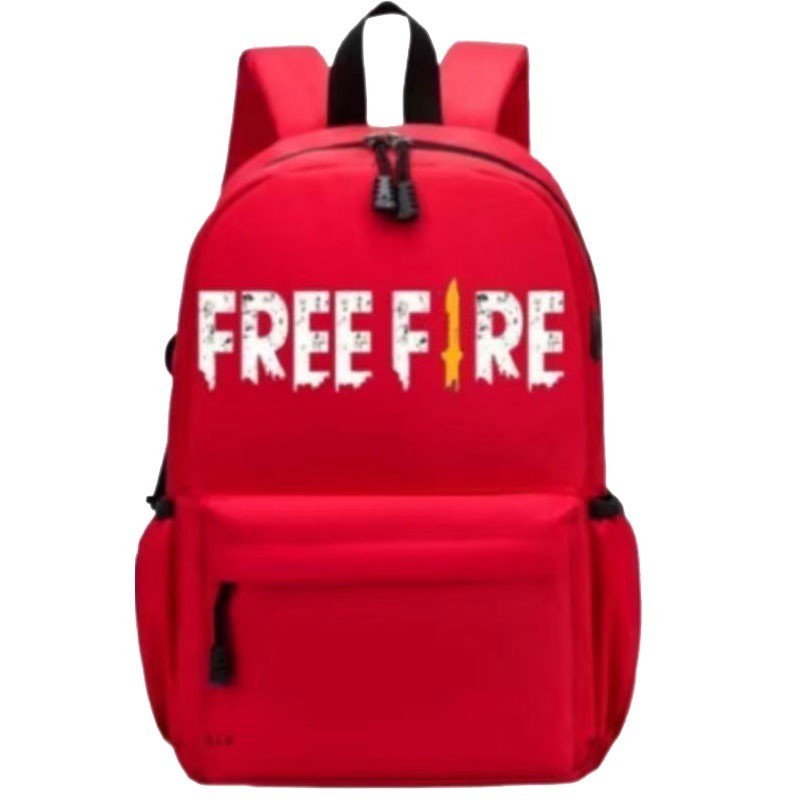 COD SALE 2.2 - TAS RANSEL ANAK FREE FIRE WARNA HITAM, MERAH | BACKPACK MULTIFUNGSI SEKOLAH | RANSEL PUNGGUNG ANAK SEKOLAH