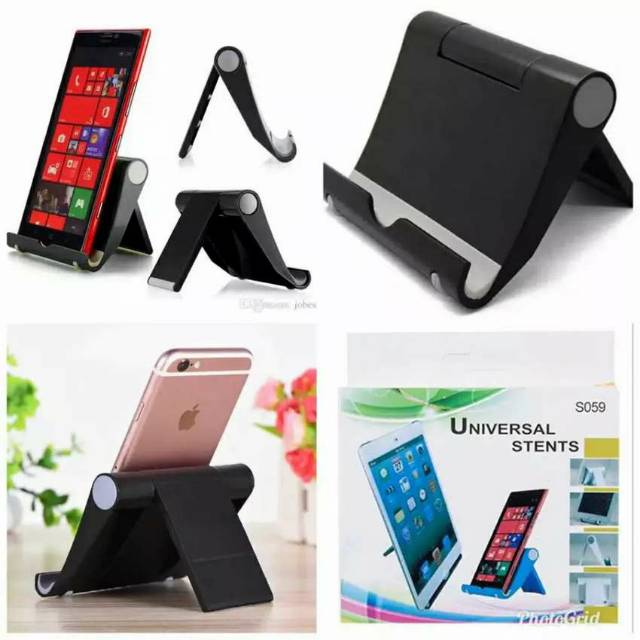 Standing Dudukan Holder HP Handphone Universal Multifungsi Serbaguna