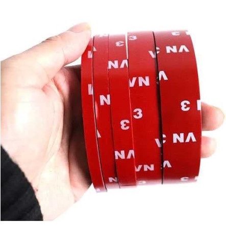 

Double tape 3m Merah Double tip Lem 2 Sisi Kecil Besar VN3 Panjang 3M - Lebar 20mm