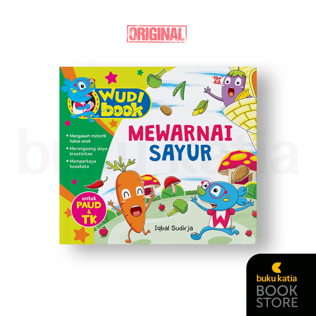 WUDI BOOK MEWARNAI SAYUR