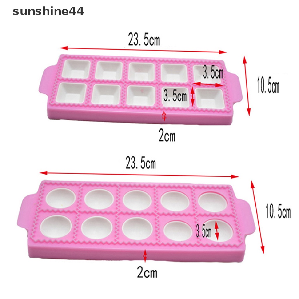 Sunshine Cetakan Adonan Kue Mousse &amp; Cokelat Desain Italiadumplings Model DIY