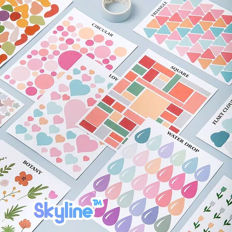 

Sticker Kiss Cut Scrap Book Journal Dengan Motif Beragam Yang Lucu Dan Simple