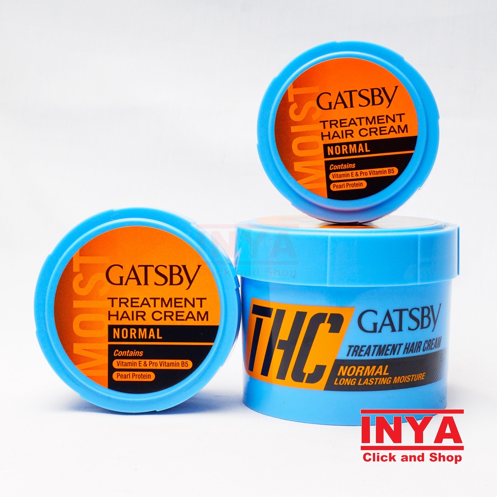 GATSBY THC  NORMAL TREATMENT HAIR CREAM POMADE 250gr - Minyak Rambut