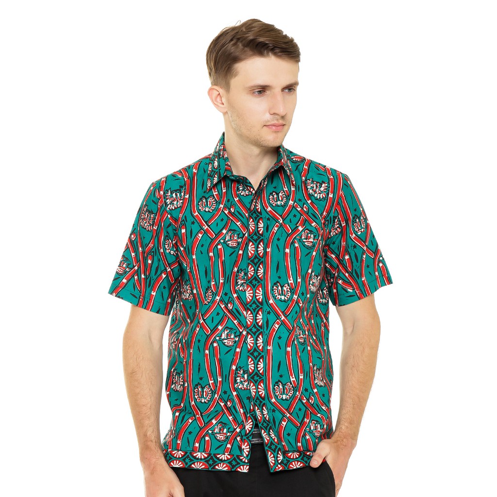 Kemeja Batik Asli Pria Jambi Berkualitas - Zallatra LS5