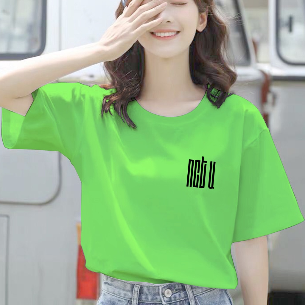 CALVIERO SHOP - BAJU KAOS ATASAN WANITA PRINT LOGO NCT YOU