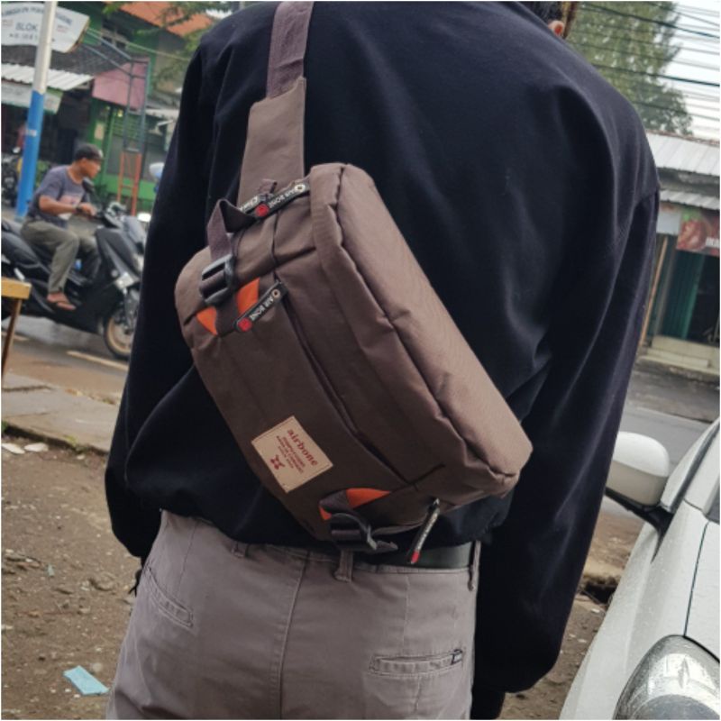 Tas Selempang Bahu Satu Kualitas Tinggi Tas Kurir Pria Tahan Air Tas Punggung Dada Remaja Tas Jalan