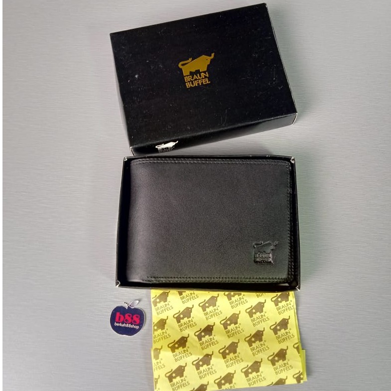 Dompet Kulit Asli / Dompet Lipat Pria / Dompet Pria Braunb Hitam Murah