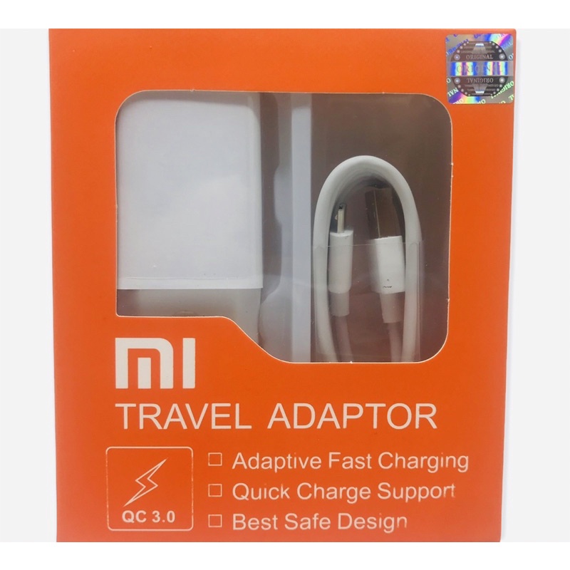 Xiaomi Redmi Original FC Charger Micro to USB 3A Fast Charging