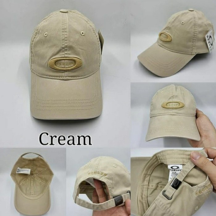 Topi Pria topi pria OAKLEY premium import quality - cream(F2A2) BEST SELLER Topi Snapback Import Top