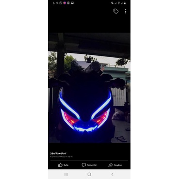 LAMPU ALIS MOTOR 30CM LED DRL FLEKSIBEL TIDAK BINTIK 12V [ 1 BIJI ] BEAT,VARIO,NMAX,PCX,AEROX DLL-6