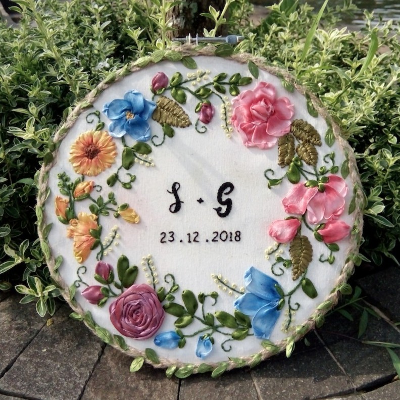 

HOOP ART WREATH / WEDDING GIFT / KADO PERNIKAHAN